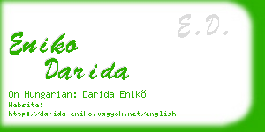 eniko darida business card