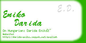 eniko darida business card